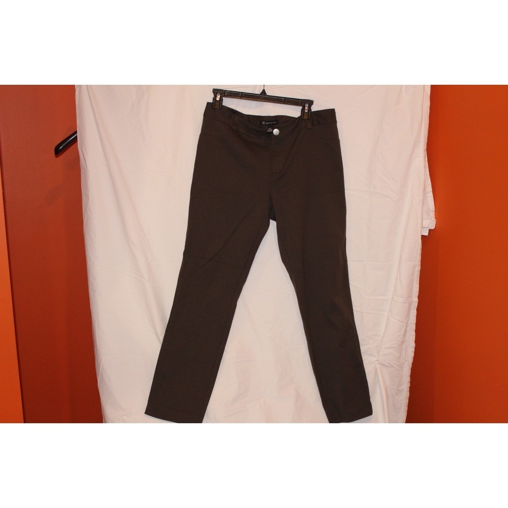 INC International Concepts Women's 14P Brown‎ Bootcut Dress Pants Work Slacks